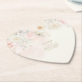 ロマフランスのス結婚フローラ赤面ID870 ペーパーコースター (アングル)