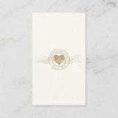 ロマフランスのンス結婚ウィングウェルID870 エンクロージャーカード (裏面)