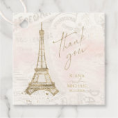 ロマフランスのンス結婚サンキュー赤面ID870 フェイバータグ (正面)