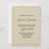 ロマモダンエレガントン結婚ト 招待状 (正面)