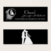 ロマモダンンチ結婚ーカップルの飲みチケット (正面&裏面)