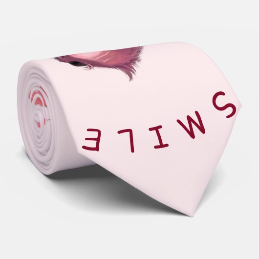 ロマンおもしろいチックなスロス – スマイル – テキストの追加 ネクタイ (ロール)