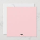 ロマンおもしろいティガールフレンドのバレンタインデー シーズンカード (裏面)