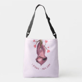 ロマンおもしろいティスロッスクロスボディバッグスマイル クロスボディバッグ (裏面)