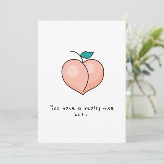 ロマンおもしろいティックお尻カード – バレンティンズデイカード シーズンカード (スタンド正面)