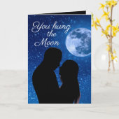 ロマンおもしろいトよつるよ月のカード カード (黄色い花)