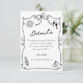 ロマンお洒落コハンド引き結婚の詳細 エンクロージャーカード (スタンド正面)