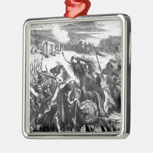 ロマンに対してIceniを駆り立てるBoadicea メタルオーナメント (左)