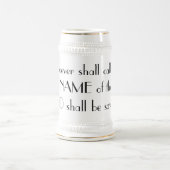 ロマンの10:13のマグの福音 ビールジョッキ (中央)