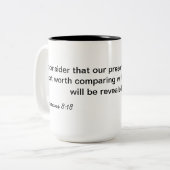 ロマンの8:18 ツートーンマグカップ (正面左)