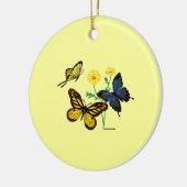 ロマンの8:28の蝶 セラミックオーナメント (左)