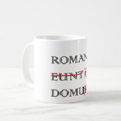 ロマンは家に行きます コーヒーマグカップ (正面左)