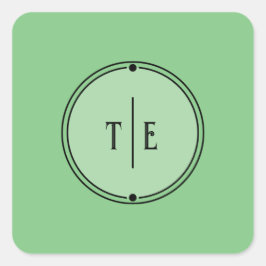 ロマンインスパイア淡い色のムの結婚ヴィンテージ スクエアシール