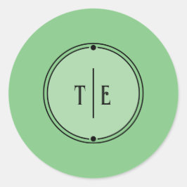 ロマンインスパイア淡い色のムの結婚ヴィンテージ ラウンドシール