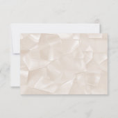 ロマンエレガントク書結婚の 出欠カード (裏面)