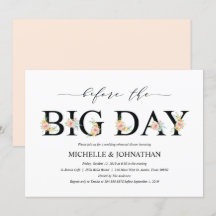 ロマンエレガントスのリ結婚ハーサルディナー招待状