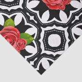 ロマンエレガントスタイリッシュクな花のパターンの切り離し 薄葉紙 (詳細)