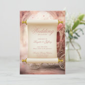 ロマンエレガントスモダン結婚式招待状 招待状 (スタンド正面)