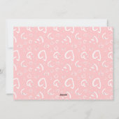 ロマンエレガントチラブカップルValentines Day写真 シーズンカード (裏面)