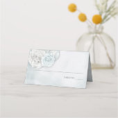 ロマンエレガントティアイスブルーバラ プレイスカード (正面)