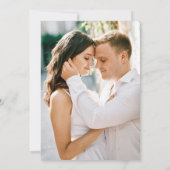 ロマンエレガントティウォーター色のフローラ結婚ズ セーブザデート (裏面)