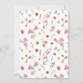 ロマンエレガントティウォーター色のフローラ結婚ズ 招待状 (裏面)