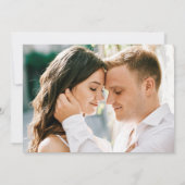 ロマンエレガントティウォーター色のフローラ結婚写真 セーブザデート (裏面)