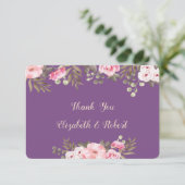 ロマンエレガントティウォーター色フローラサンキューカード サンキューカード (スタンド正面)