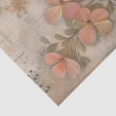 ロマンエレガントティガールフローラ抽象芸術アートコラージュ 薄葉紙 (詳細)