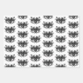 ロマンエレガントティックゴシックセット ラッピングペーパーシート (正面)