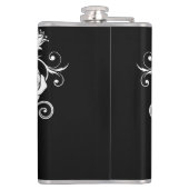 ロマンエレガントティックゴシックパーソナライズされた フラスク (裏面)