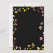 ロマンエレガントティックバラライツフローラ60th誕生日 招待状 (裏面)