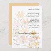 ロマンエレガントティックフローラボホガーデン 招待状 (正面/裏面)