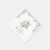 ロマンエレガントティックブライダルティーパーティーブライダルシャワー スタンダードカクテルナプキン (角)