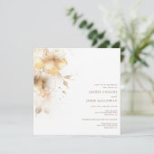 ロマンエレガントティック秋フローラ結婚ズ 招待状 (スタンド正面)