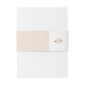 ロマンエレガントティック赤面ピンクフローラ花 招待状ベリーバンド (裏面例)