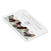 ロマンエレガントティック3枚婚約したカップル会 マグネット (右側)