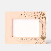 ロマンエレガントティツリーハート結婚ズ・フォー・カップル レーザー彫刻フレーム (正面)