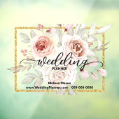 ロマンエレガントティピンクローズウェディングプランナー ウィンドウサイン (シート3)