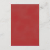 ロマンエレガントティレッドローズフローラ結婚ズ詳細 エンクロージャーカード (裏面)