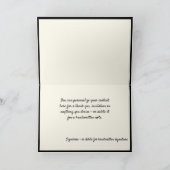 ロマンエレガントティレッド&ブラック金ゴールドハート カード (内部)