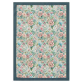 ロマンエレガントティロココフローラヴィンテージチャーム テーブルクロス (正面)