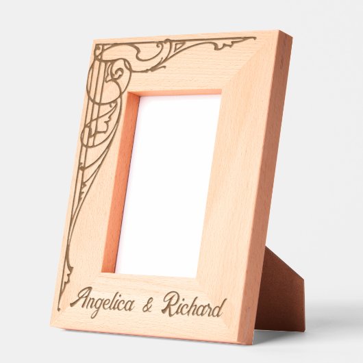 ロマンエレガントテ華美ィー結婚ム レーザー彫刻フレーム (左)
