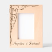 ロマンエレガントテ華美ィー結婚ム レーザー彫刻フレーム (正面)