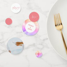 ロマンエレガントモダンティックなピンクの大理石結婚の写真