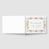 ロマンエレガント素朴ムフローラニュートラ結婚ルの ゲストブック (全面)