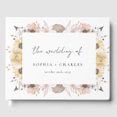 ロマンエレガント素朴ムフローラニュートラ結婚ルの ゲストブック (正面)