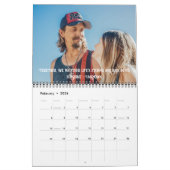 ロマンカスタムチラブことわざカップルの写真 カレンダー (2月 2026)