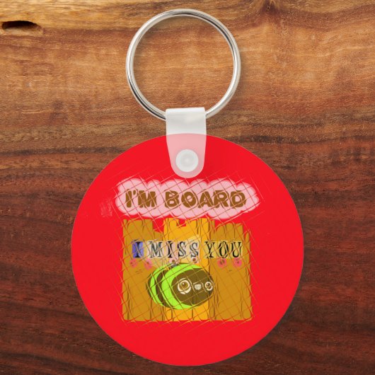 ロマンカッコいいテ恋しく思ィックよ私は退屈だ キーホルダー (正面)