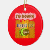 ロマンカッコいいテ恋しく思ィックよ私は退屈だ セラミックオーナメント (左)